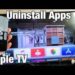 Uninstalling Apple TV Apps